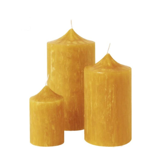 Stumpenkerze klein 100 % Bienenwachs
