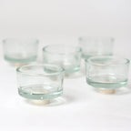 Grimm's Teelichthalter aus Glas, 5 Stück