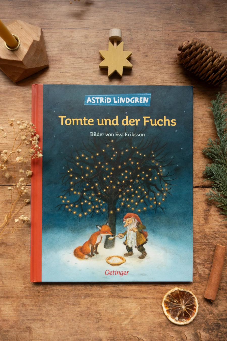 Bilderbuch Tomte und der Fuchs von Astrid Lindgren mit Bildern von Eva Eriksson, Cover