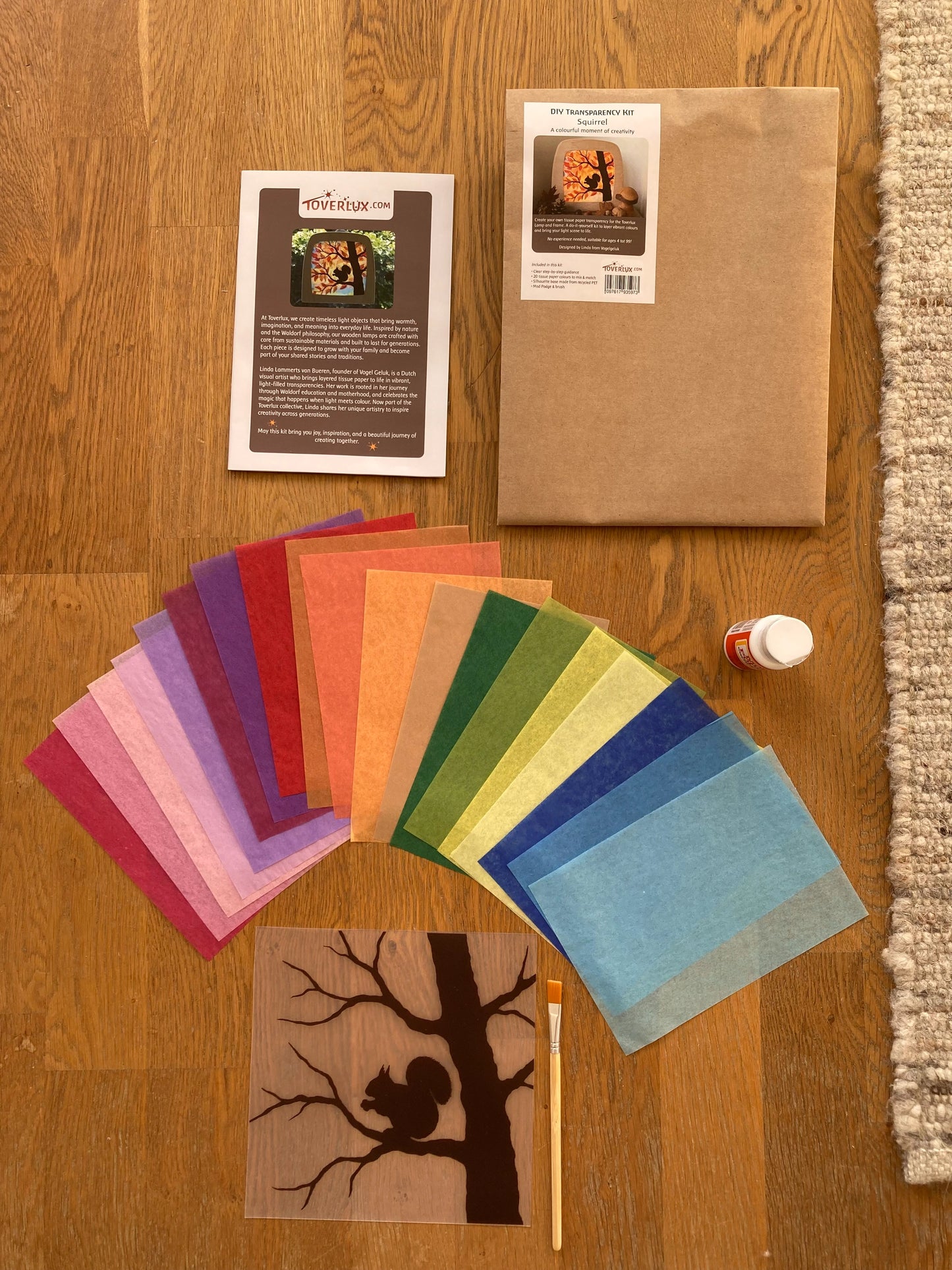 Toverlux DIY Transparent - Eichhörnchen