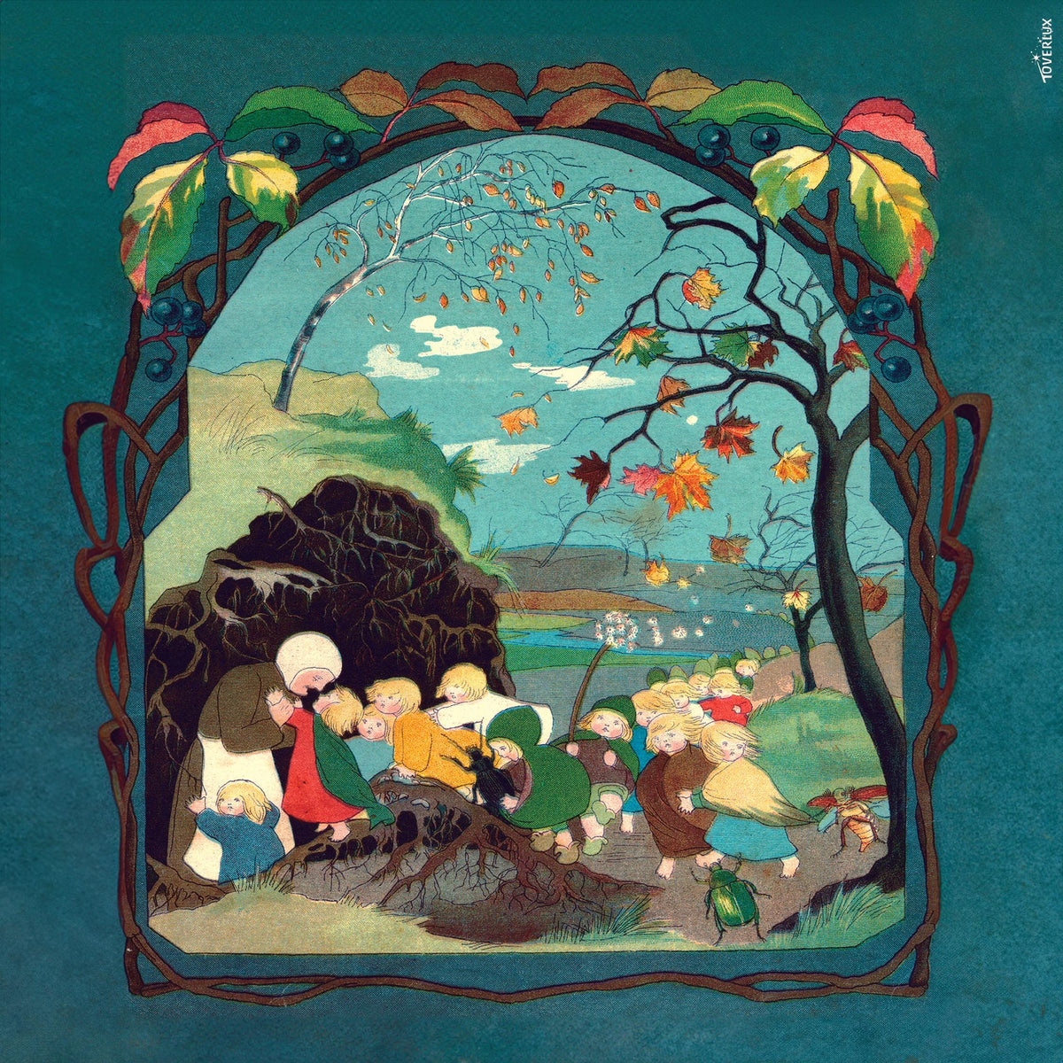 Toverlux Motiv Die Wurzelkinder im Herbst von Sibylle von Olfers, Illustration