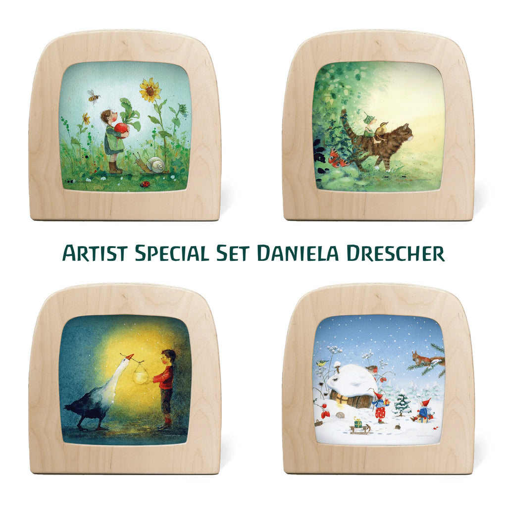 Toverlux 4er Motiv-Set Jahreszeiten von Daniela Drescher: Vier Motive von Daniela Drescher für die vier Jahreszeiten