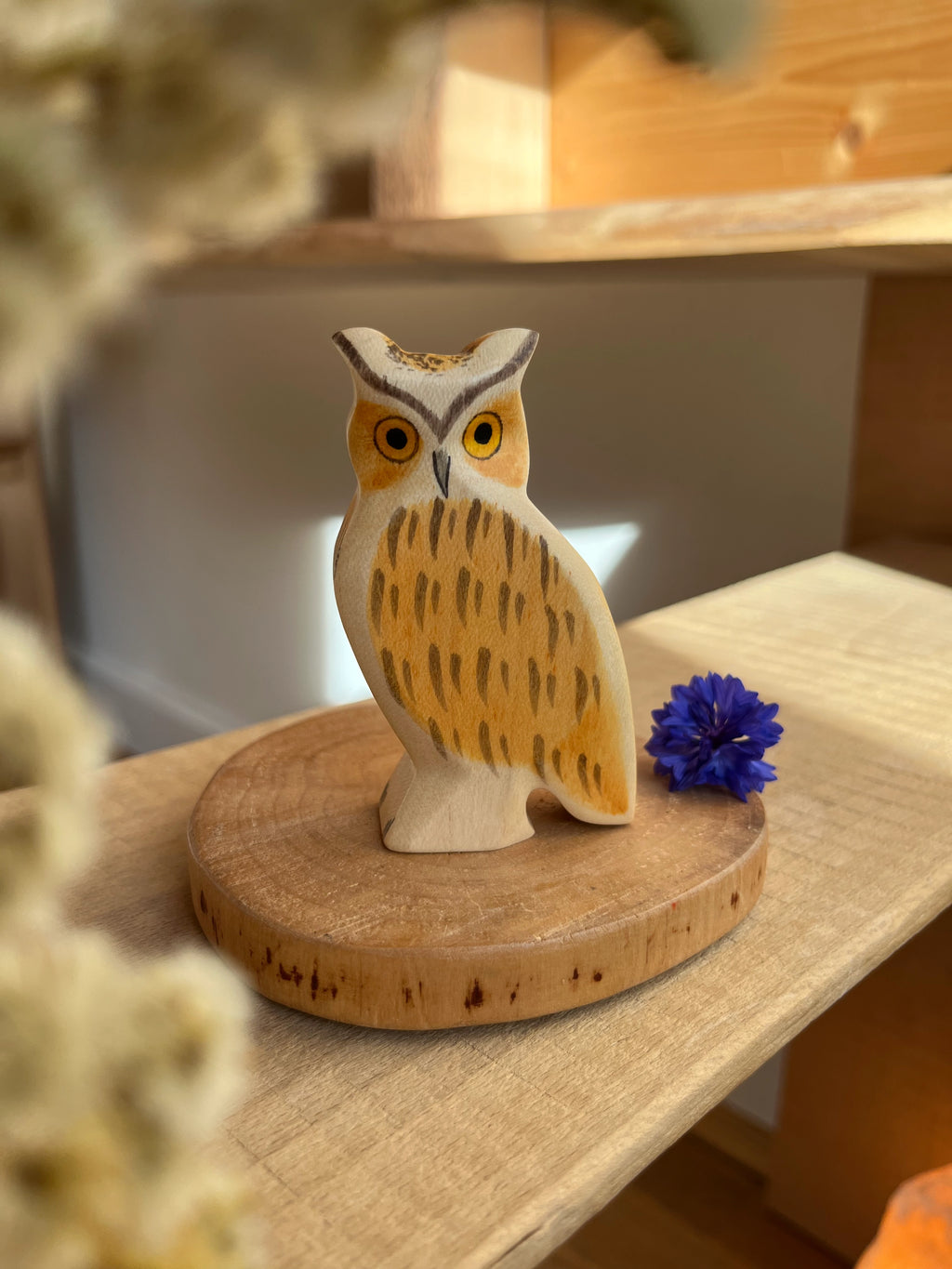 Holzfigur Uhu von HolzWald, Foto