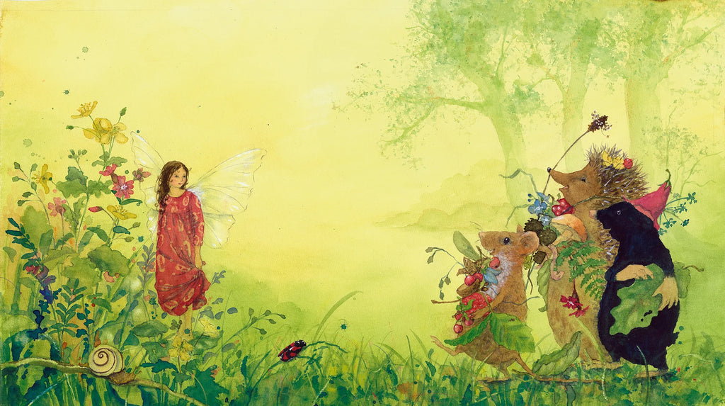 Die kleine Elfe braucht ein neues Kleid von Daniela Drescher, Blick ins Buch