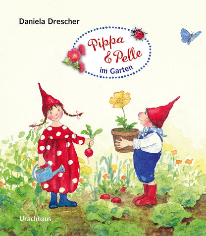 Daniela Drescher - Pippa und Pelle im Garten