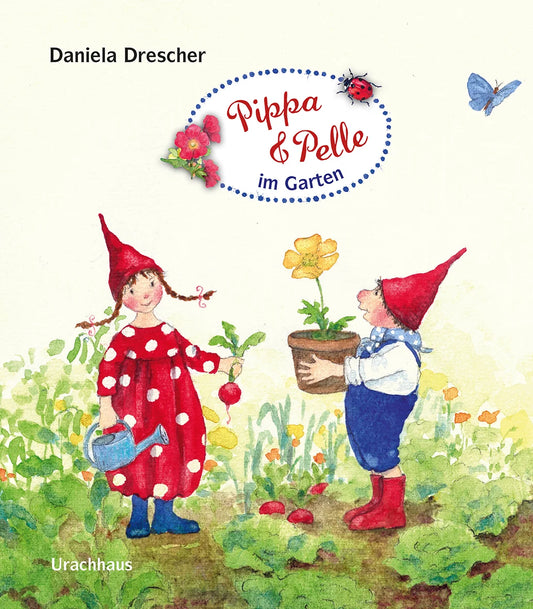Pippa und Pelle im Garten von Daniela Drescher, Titelbild