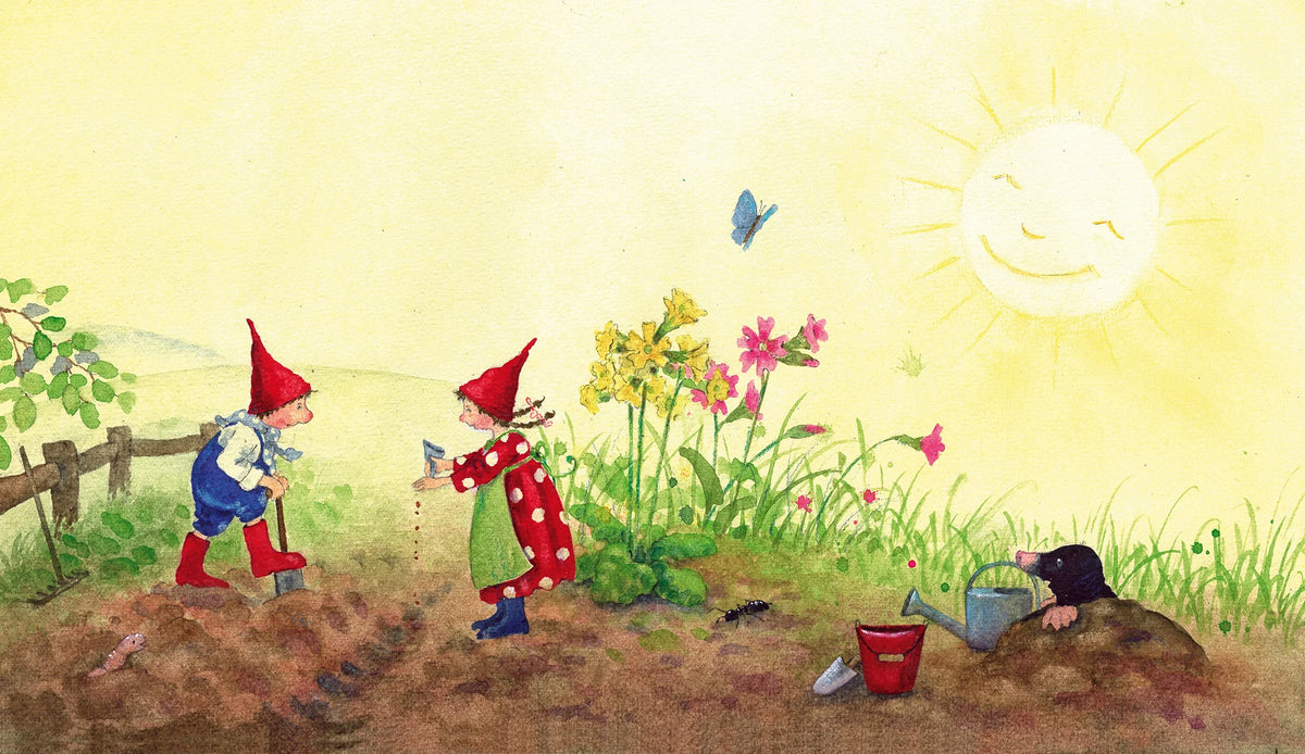Daniela Drescher - Pippa und Pelle im Garten