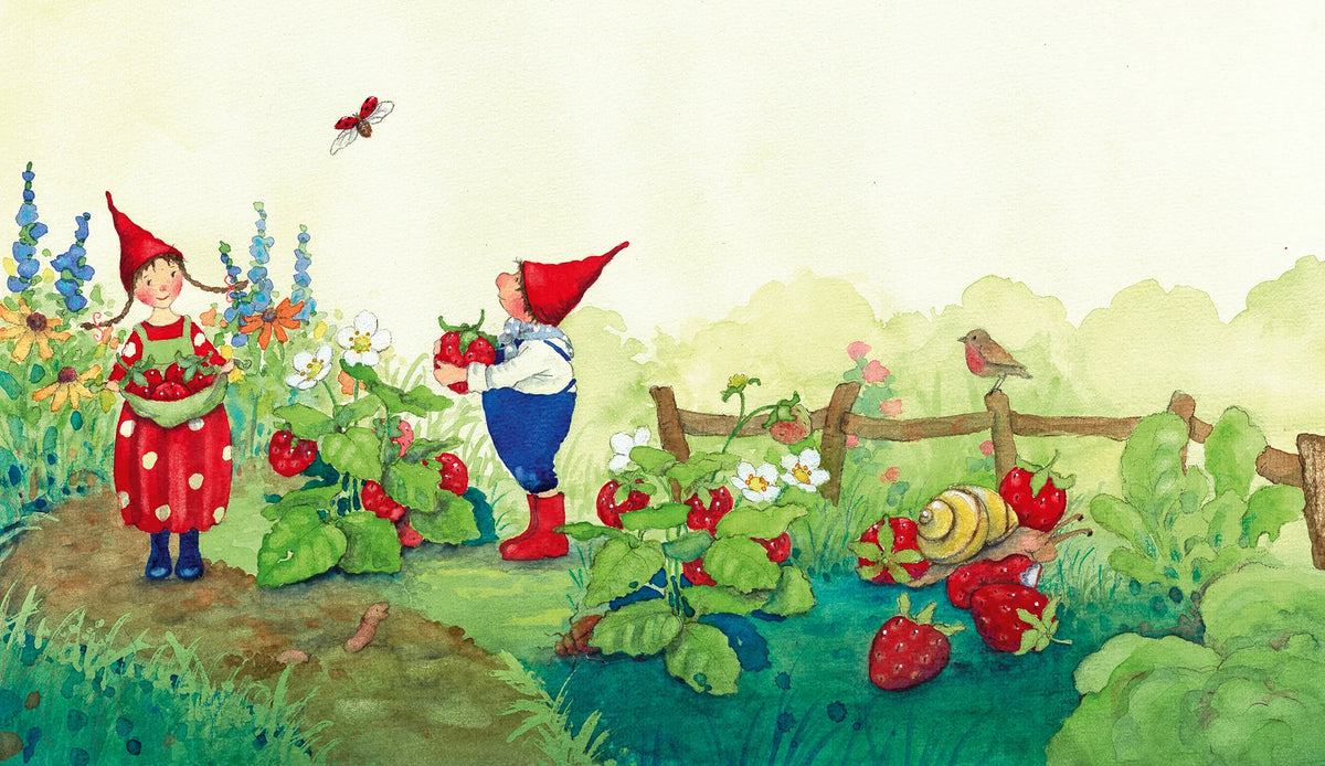 Daniela Drescher - Pippa und Pelle im Garten