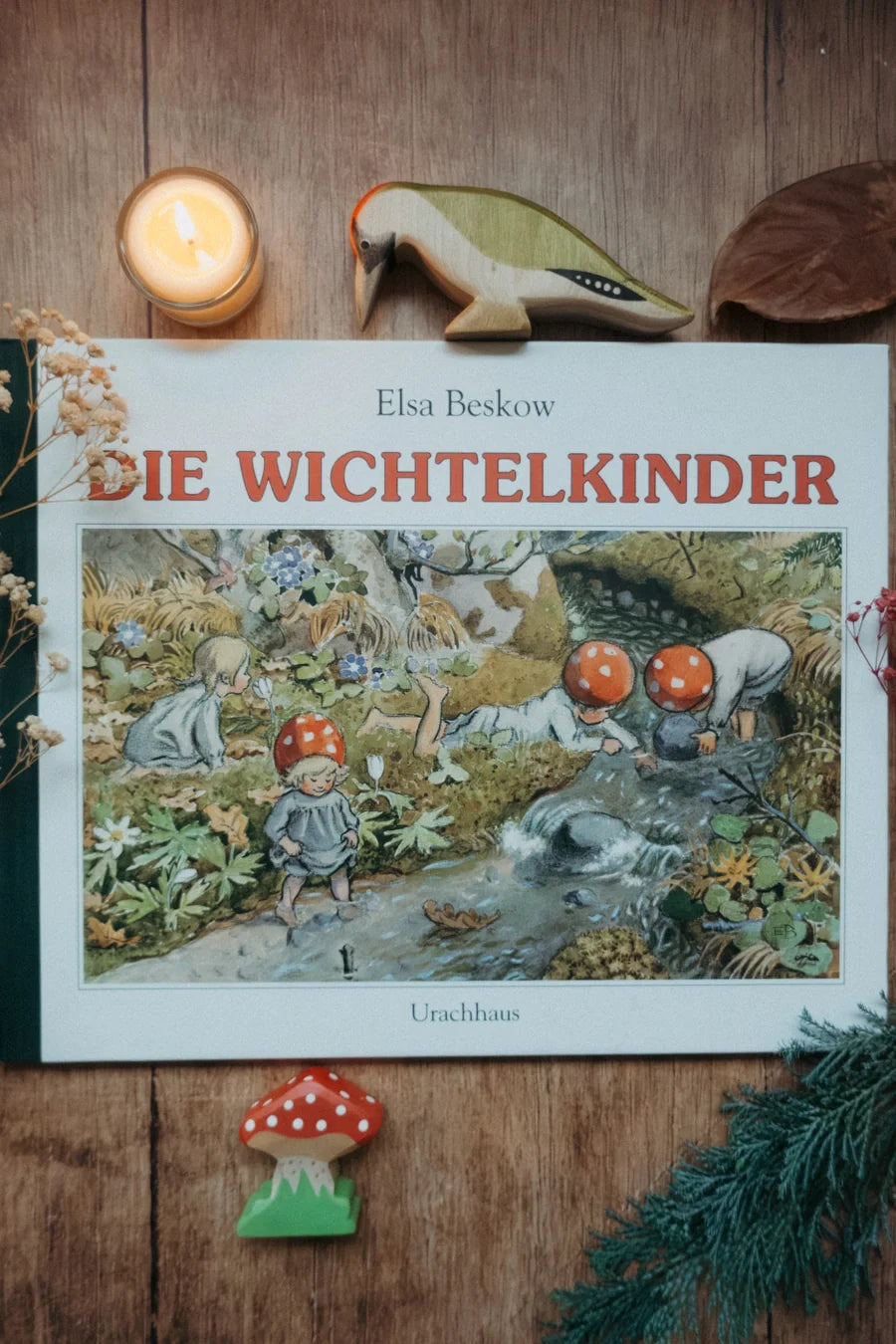 Bilderbuch Die Wichtelkinder von Elsa Beskow, Cover