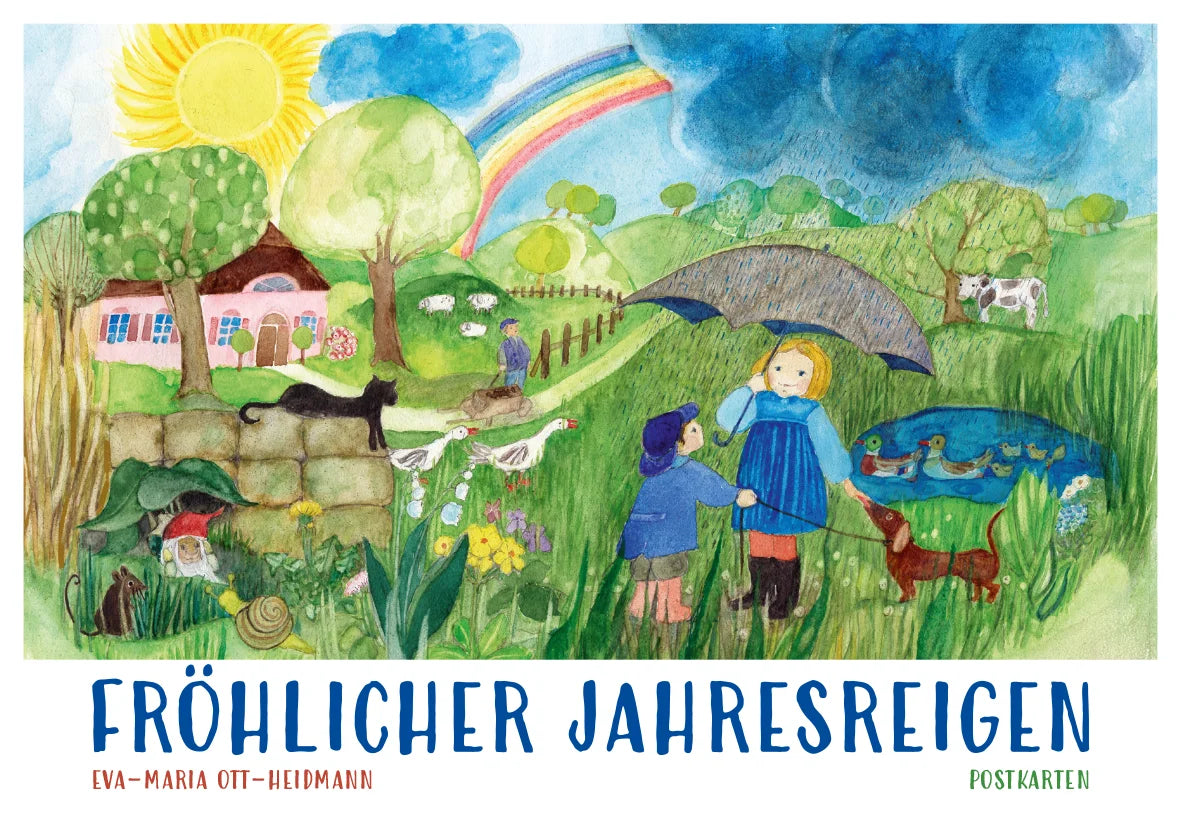 Postkartenbuch - Fröhlicher Jahresreigen