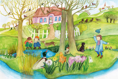 Frühling von Eva-Maria Ott-Heidmann, Blick ins Buch