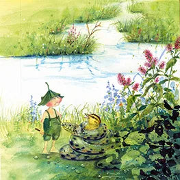Giesbert und der Gluckerbach von Daniela Drescher, Blick ins Buch