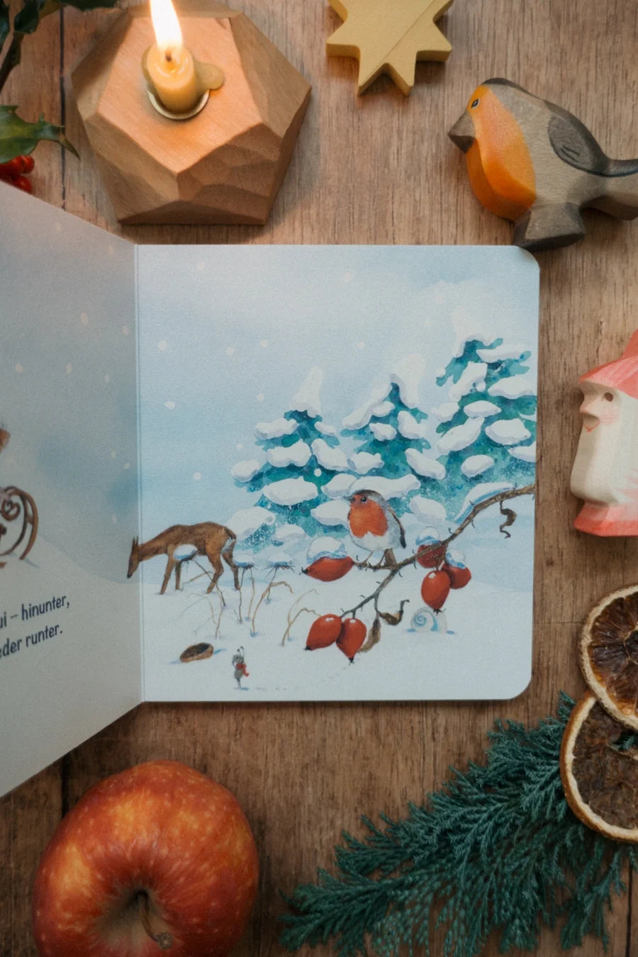 Pappbilderbuch Ole und die Wintermaus, Blick ins Buch
