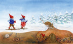 Pippa und Pelle im Schnee von Daniela Drescher, Blick ins Buch