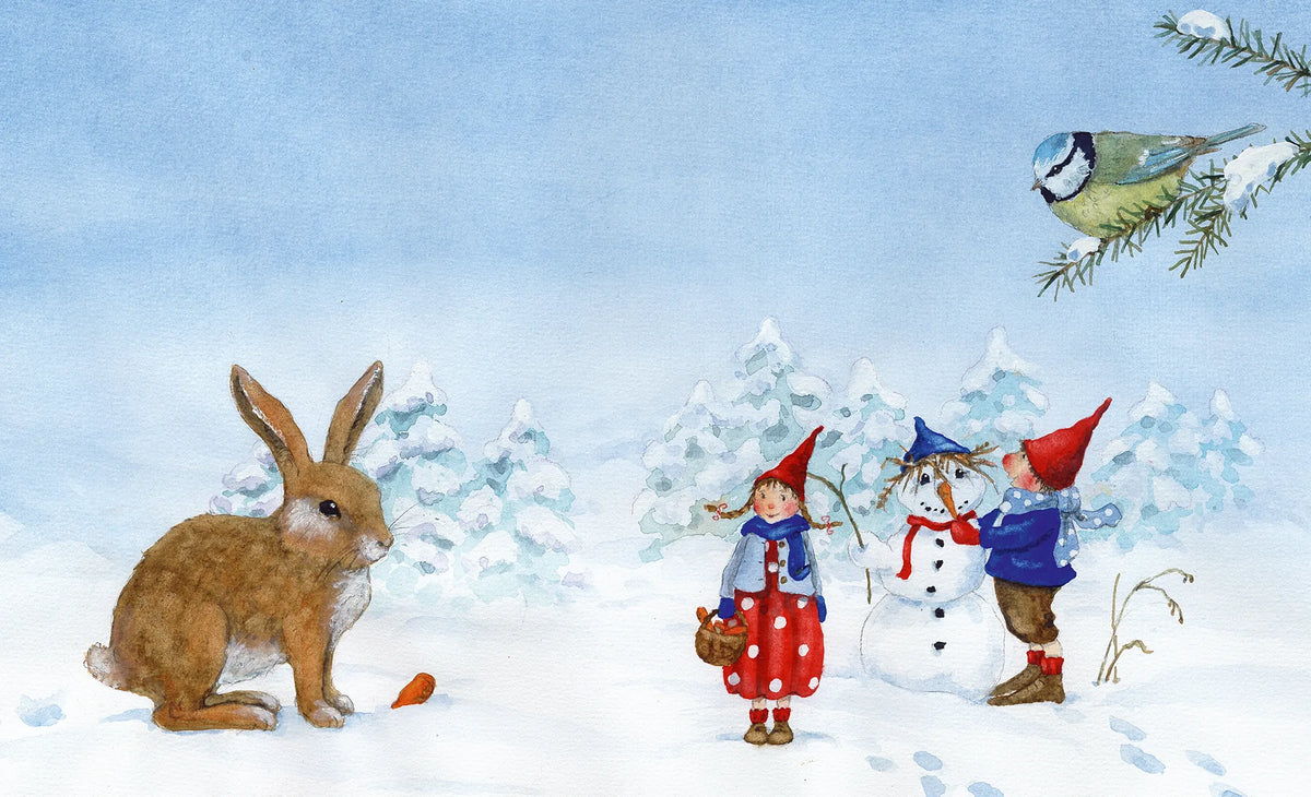 Pippa und Pelle im Schnee von Daniela Drescher, Blick ins Buch
