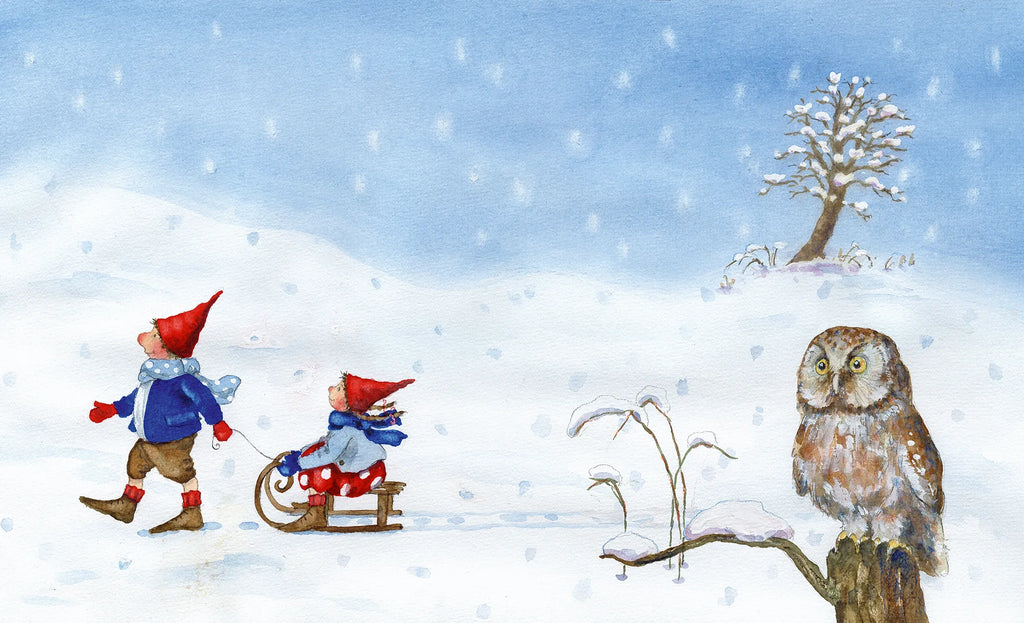 Pippa und Pelle im Schnee von Daniela Drescher, Blick ins Buch