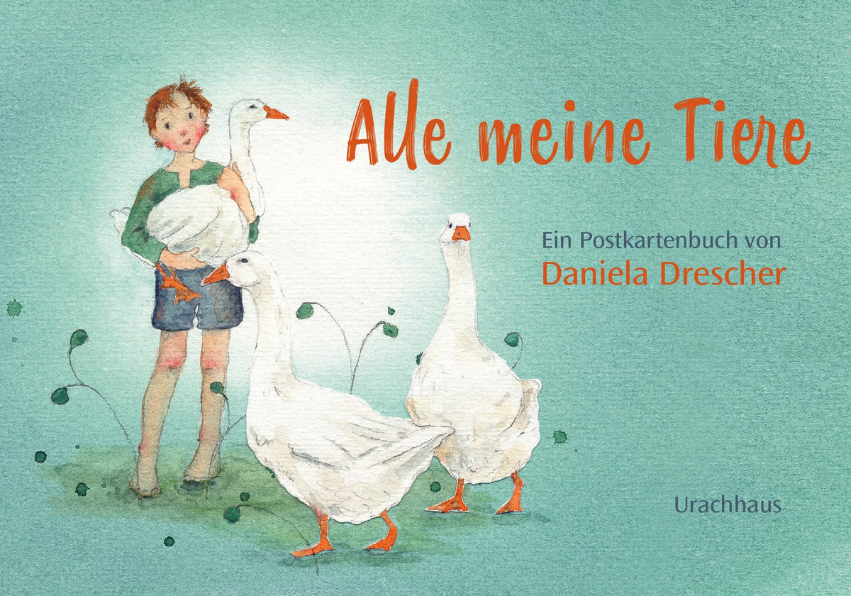 Postkartenbuch Alle meine Tiere von Daniela Drescher, Kartenmotiv