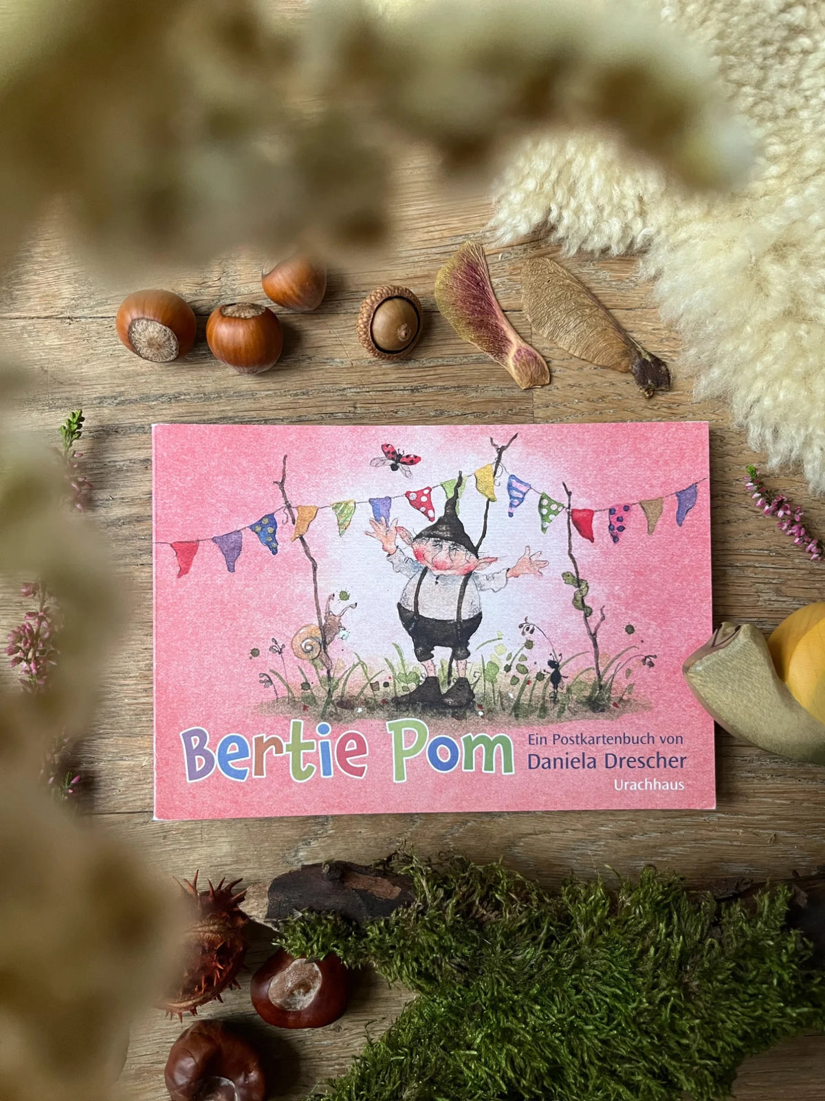 Postkartenbuch Bertie Pom von Daniela Drescher, Titelbild