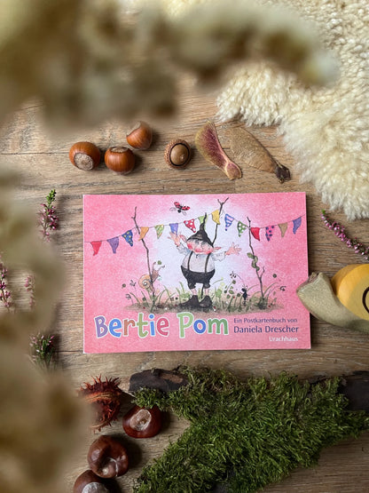 Postkartenbuch Bertie Pom von Daniela Drescher, Kartenmotiv