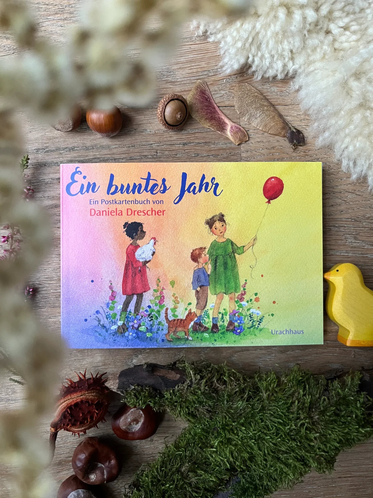 Postkartenbuch Ein buntes Jahr von Daniela Drescher, Titelbild