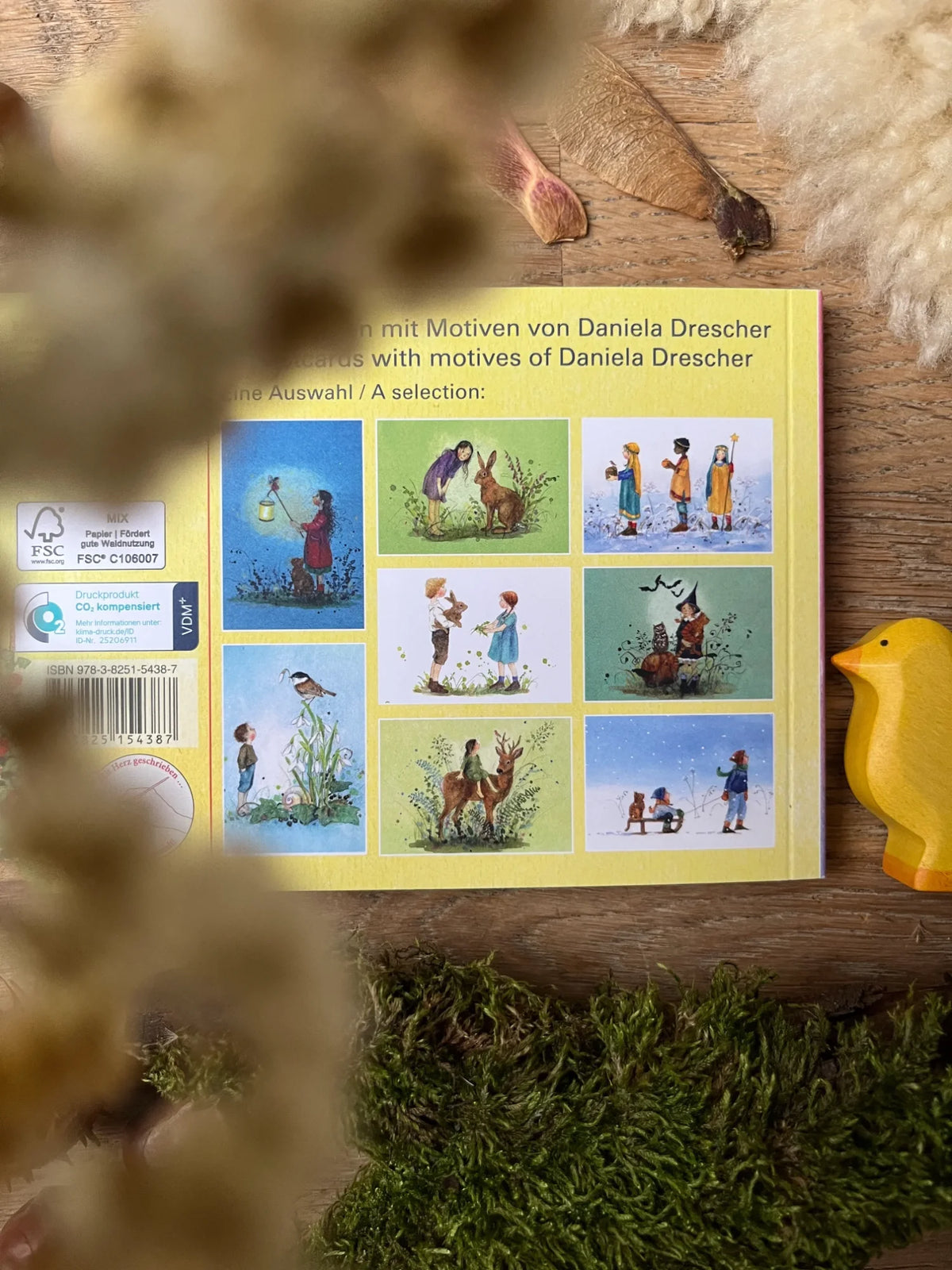 Postkartenbuch Ein buntes Jahr von Daniela Drescher, Kartenmotiv