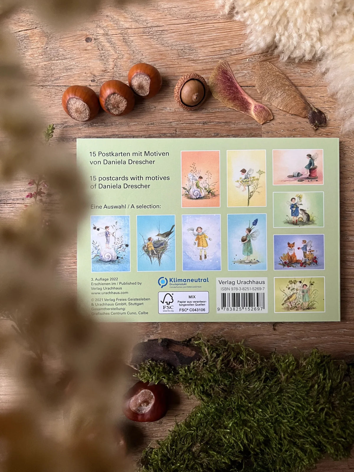 Postkartenbuch Elfenträume von Daniela Drescher, Kartenmotiv