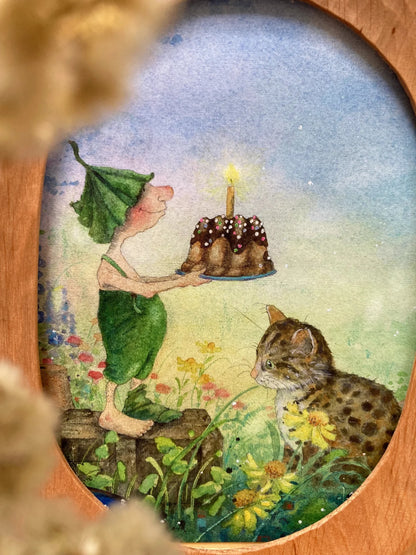 Postkartenbuch Giesbert von Daniela Drescher, Kartenmotiv