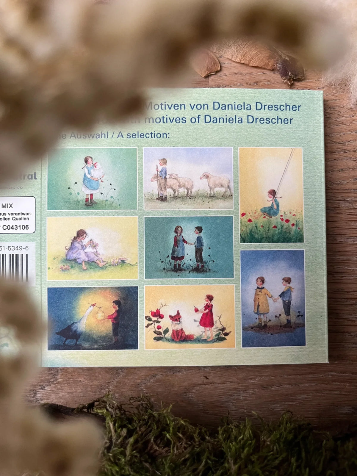 Postkartenbuch Glückskinder von Daniela Drescher, Kartenmotiv