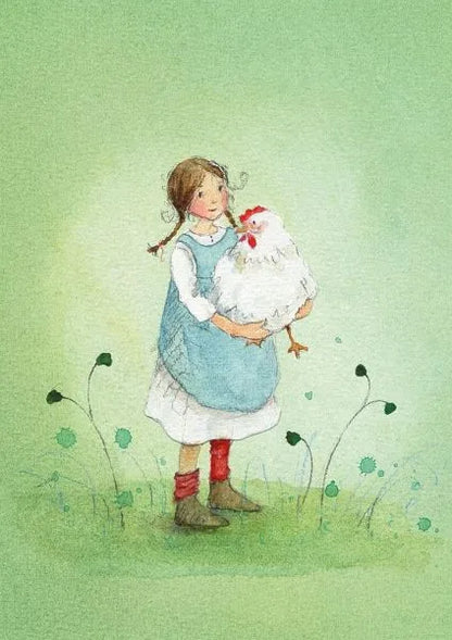 Postkartenbuch Glückskinder von Daniela Drescher, Kartenmotiv