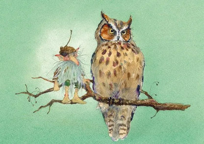 Postkartenbuch Im Zauberwald von Daniela Drescher, Kartenmotiv