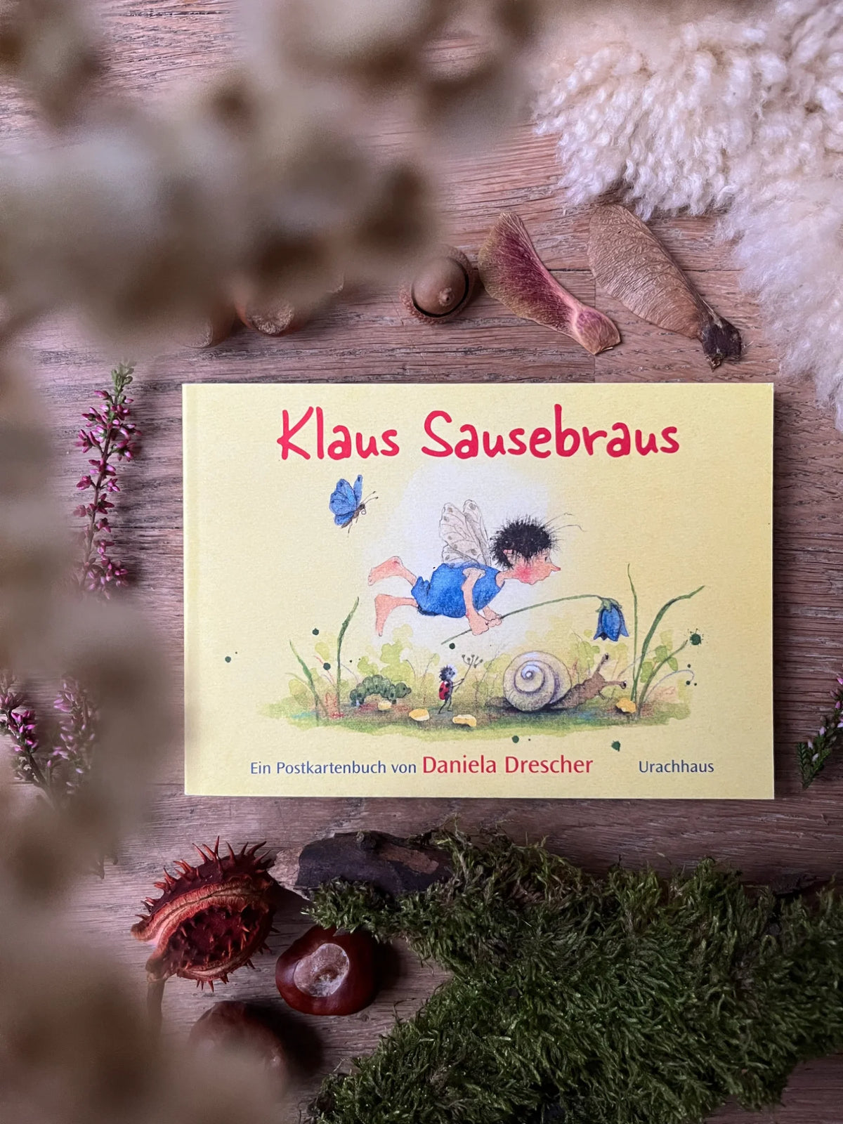 Postkartenbuch Klaus Sausebraus von Daniela Drescher, Kartenmotiv