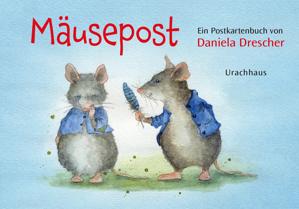 Postkartenbuch Mäusepost von Daniela Drescher, Kartenmotiv