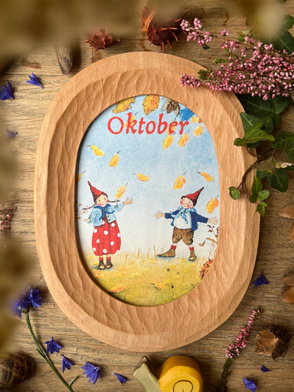 Postkartenbuch Mit Pippa und Pelle durch das Jahr von Daniela Drescher, Kartenmotiv