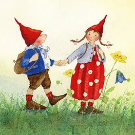 Postkartenbuch Mit Pippa und Pelle durch das Jahr von Daniela Drescher, Kartenmotiv