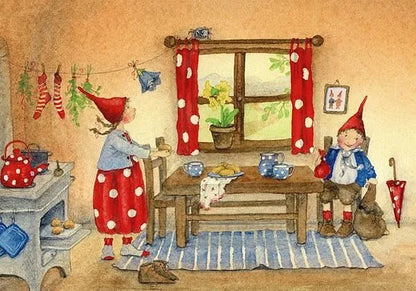 Postkartenbuch Pippa und Pelle von Daniela Drescher, Kartenmotiv