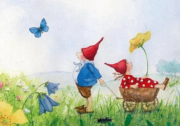 Postkartenbuch Pippa und Pelle von Daniela Drescher, Kartenmotiv