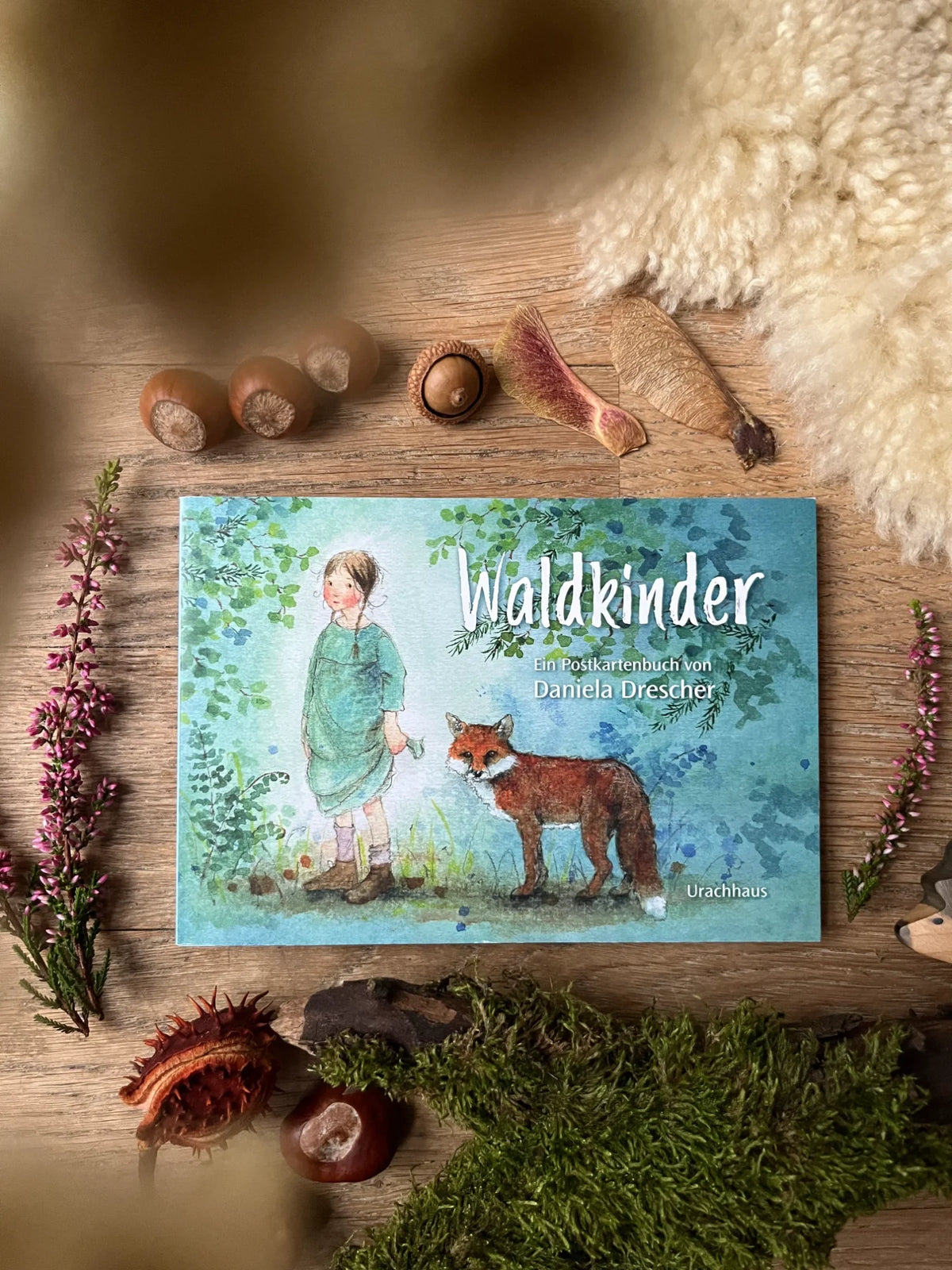 Postkartenbuch Waldkinder von Daniela Drescher, Kartenmotiv