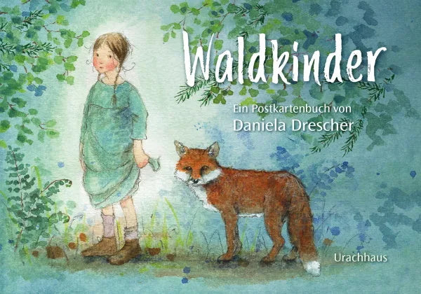 Postkartenbuch Waldkinder von Daniela Drescher, Kartenmotiv