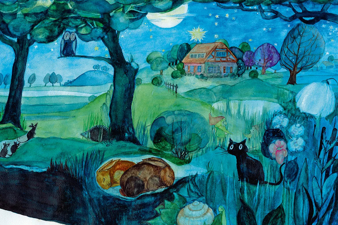 Vom Morgen zum Abend von Eva-Maria Ott-Heidmann, Blick ins Buch