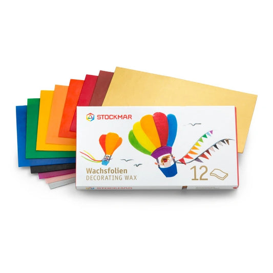 Stockmar Wachsfolien 12 Farben 200x100mm