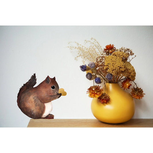 Wandtattoo Eichhörnchen