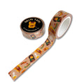 Washi Tape Cozy Momente von Esther Bennink, roséfarbenes Washi Tape mit Büchern und Tee