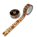 Washi Tape Weihnachtsstimmung von Esther Bennink, pfirsichfarbenes Washi Tape mit Weihnachtsmotiven