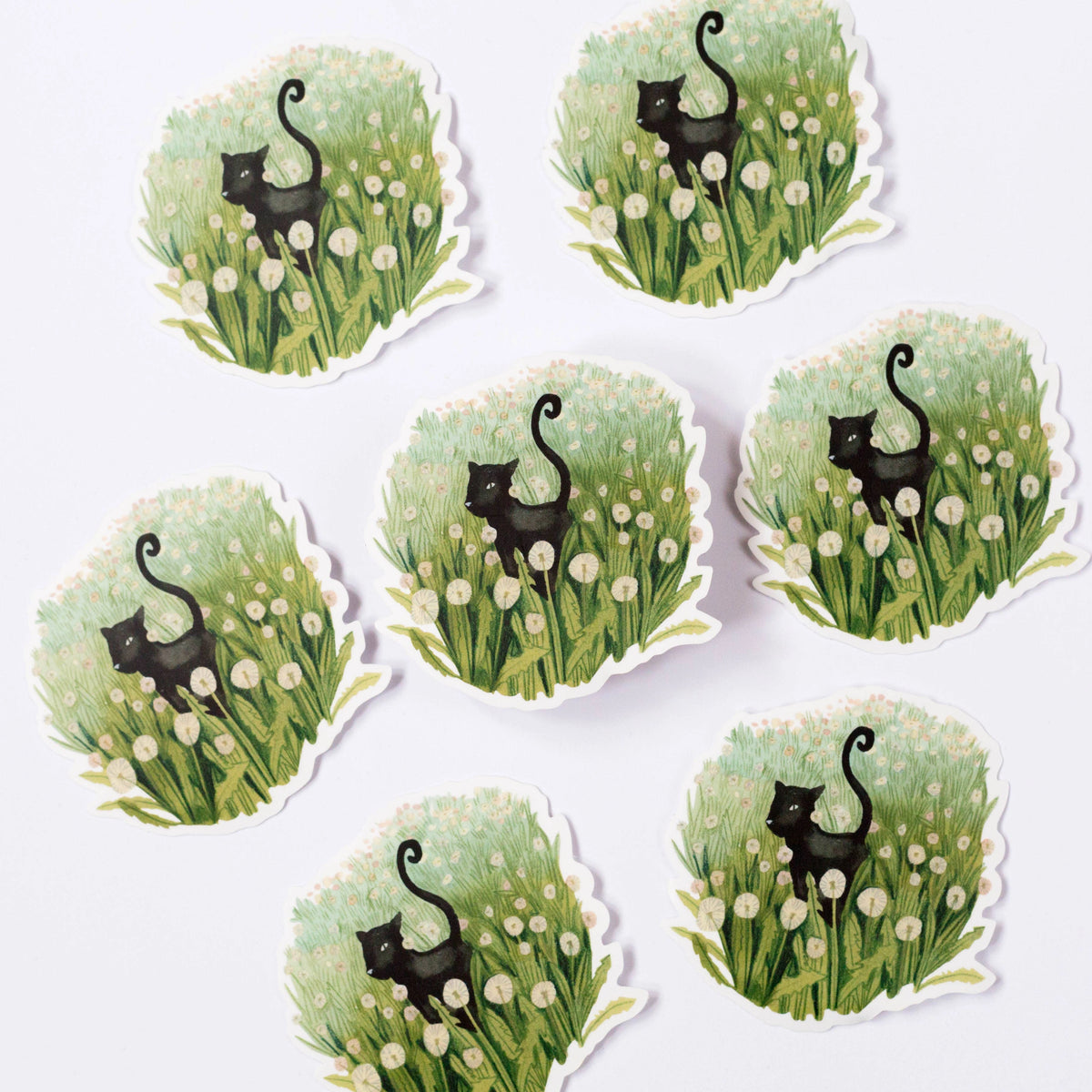 Sticker - Schwarze Katze