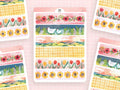 Stickerbogen Frühlingsbänder von Wild Pencil Studio