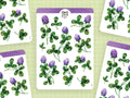 Stickerbogen Kleeblätter von Wild Pencil Studio
