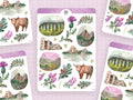Stickerbogen Schottland von Wild Pencil Studio