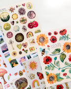 Washi-Stickerbogen Dinge, die ich liebe von Wild Pencil Studio A5, Ansicht 3