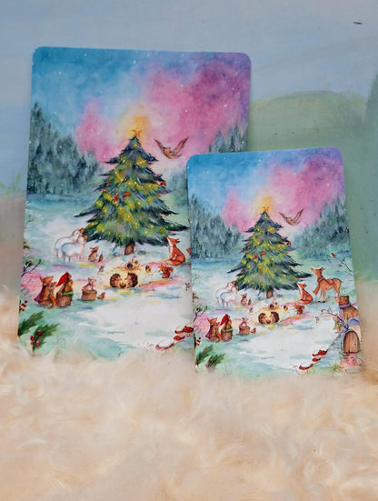 Erzählkarte - Winterfest im Wald