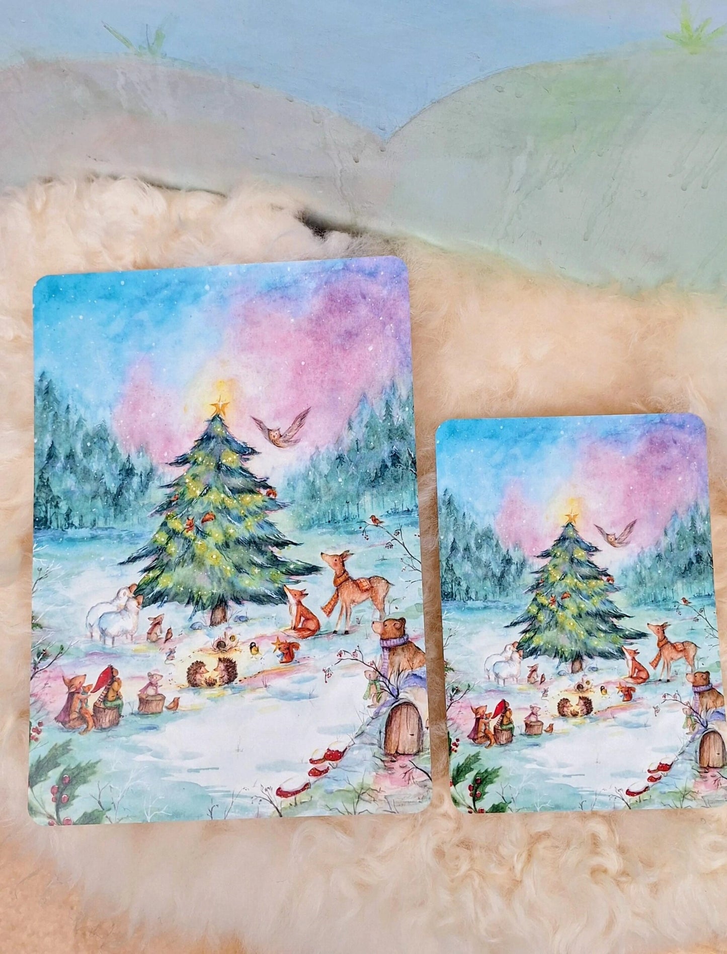 Erzählkarte - Winterfest im Wald